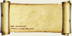 Tijana Damjanac vizit kartica